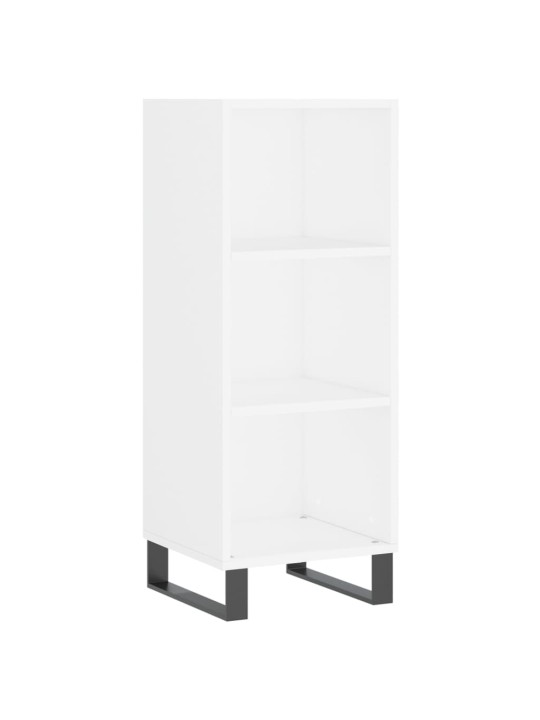 Skříň highboard bílá 34,5 x 34 x 180 cm kompozitní dřevo