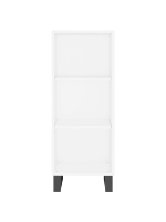 Skříň highboard bílá 34,5 x 34 x 180 cm kompozitní dřevo