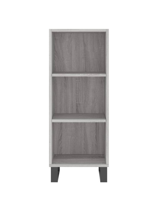 Skříň highboard šedá sonoma 34,5 x 34 x 180 cm kompozitní dřevo