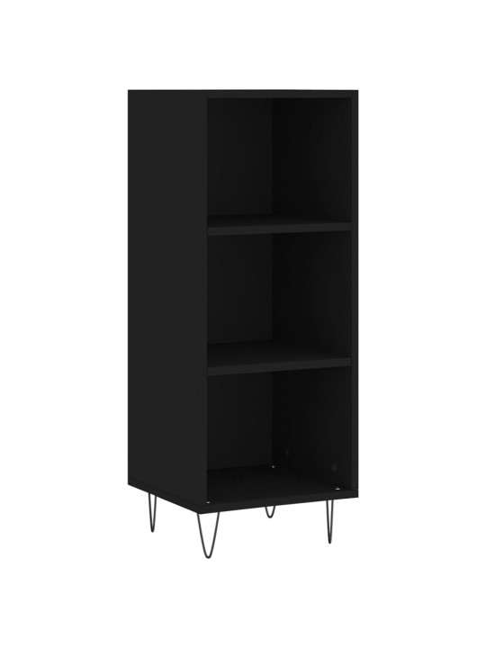 Skříň highboard černá 34,5 x 34 x 180 cm kompozitní dřevo