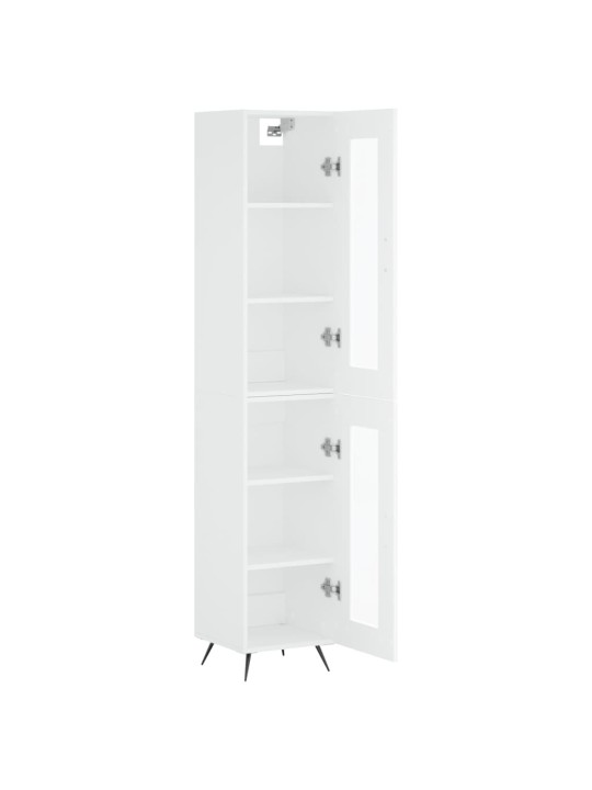 Skříň highboard bílá 34,5 x 34 x 180 cm kompozitní dřevo