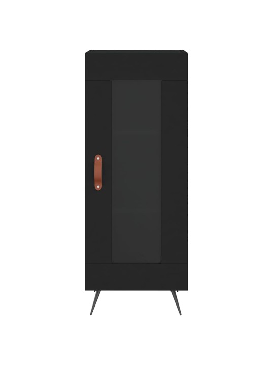 Skříň highboard černá 34,5 x 34 x 180 cm kompozitní dřevo