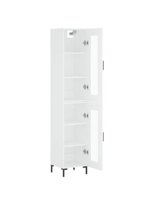 Skříň highboard bílá 34,5 x 34 x 180 cm kompozitní dřevo