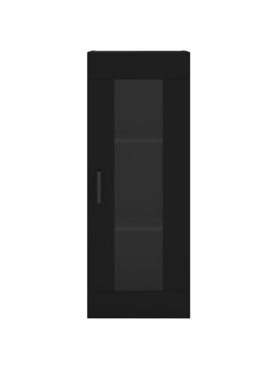 Skříň highboard černá 34,5 x 34 x 180 cm kompozitní dřevo