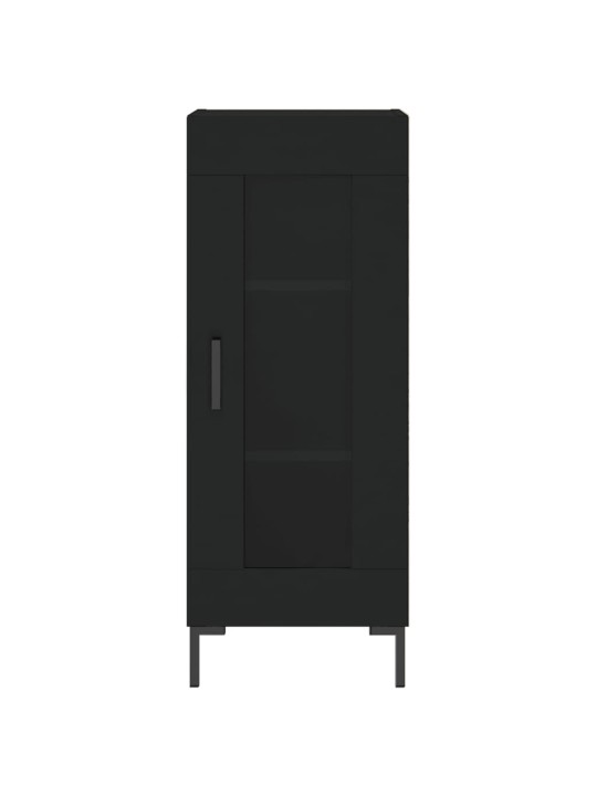 Skříň highboard černá 34,5 x 34 x 180 cm kompozitní dřevo