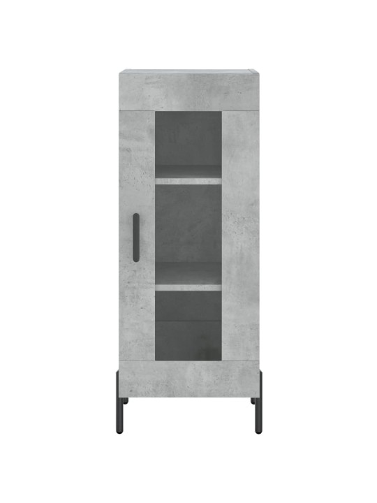 Skříň highboard betonově šedá 34,5x34x180 cm kompozitní dřevo