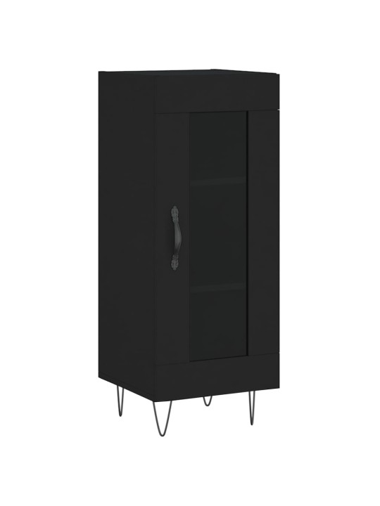 Skříň highboard černá 34,5 x 34 x 180 cm kompozitní dřevo
