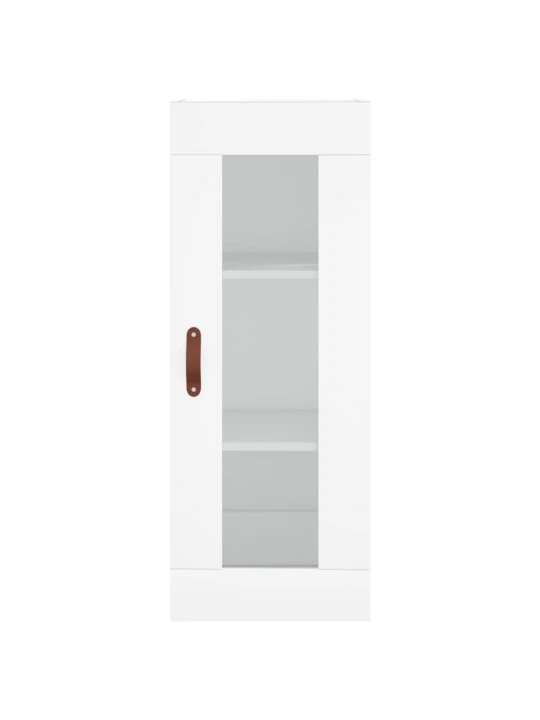 Skříň highboard bílá 34,5 x 34 x 180 cm kompozitní dřevo