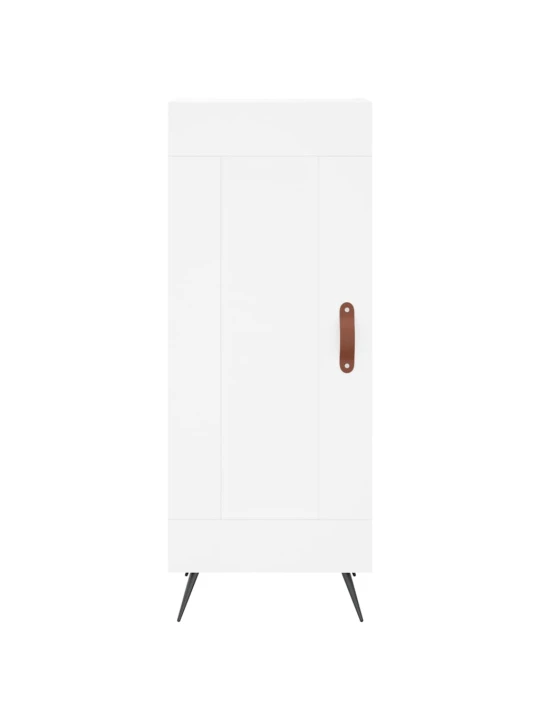 Skříň highboard bílá 34,5 x 34 x 180 cm kompozitní dřevo