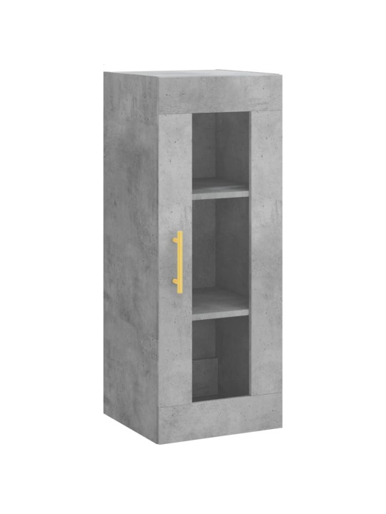 Skříň highboard betonově šedá 34,5x34x180 cm kompozitní dřevo