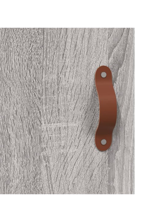 Skříň highboard šedá sonoma 69,5 x 34 x 180 cm kompozitní dřevo
