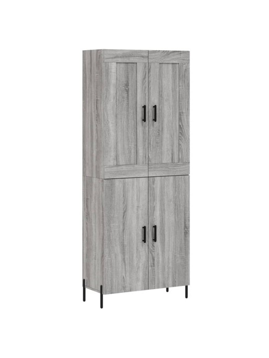 Skříň highboard šedá sonoma 69,5 x 34 x 180 cm kompozitní dřevo