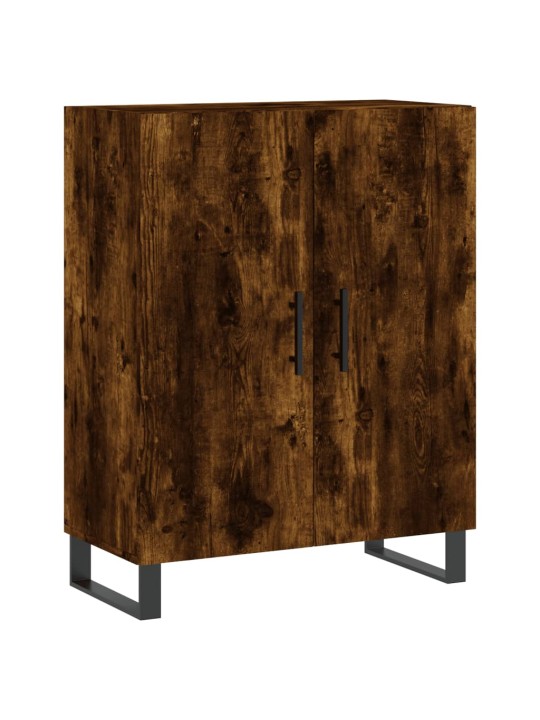 Skříň highboard kouřový dub 69,5 x 34 x 180 cm kompozitní dřevo