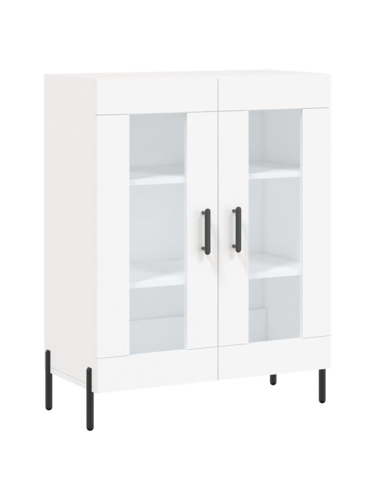 Skříň highboard bílá 69,5 x 34 x 180 cm kompozitní dřevo