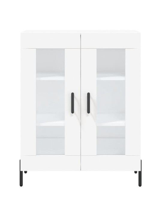 Skříň highboard bílá 69,5 x 34 x 180 cm kompozitní dřevo