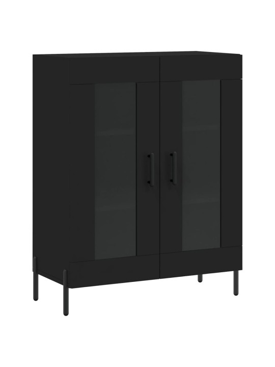 Skříň highboard černá 69,5 x 34 x 180 cm kompozitní dřevo