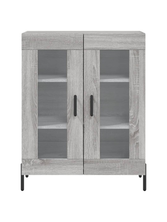 Skříň highboard šedá sonoma 69,5 x 34 x 180 cm kompozitní dřevo