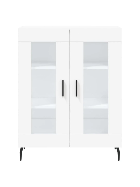 Skříň highboard bílá 69,5 x 34 x 180 cm kompozitní dřevo
