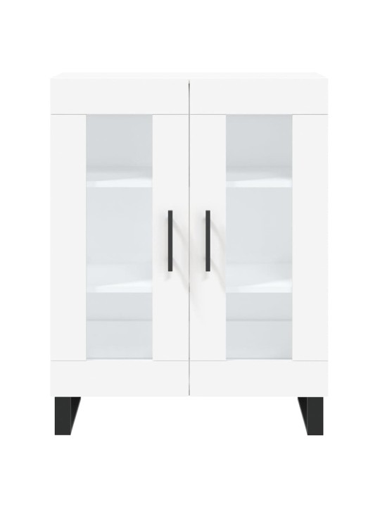 Skříň highboard bílá 69,5 x 34 x 180 cm kompozitní dřevo