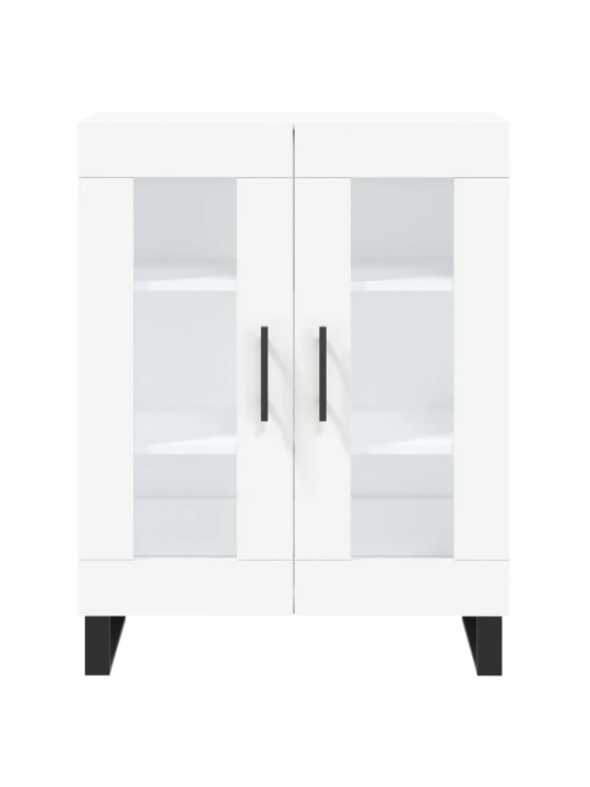 Skříň highboard bílá 69,5 x 34 x 180 cm kompozitní dřevo