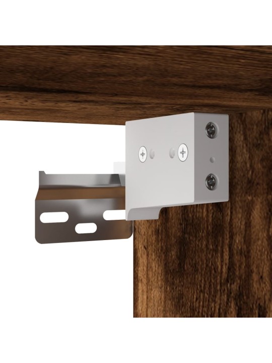 Skříň highboard kouřový dub 69,5 x 34 x 180 cm kompozitní dřevo