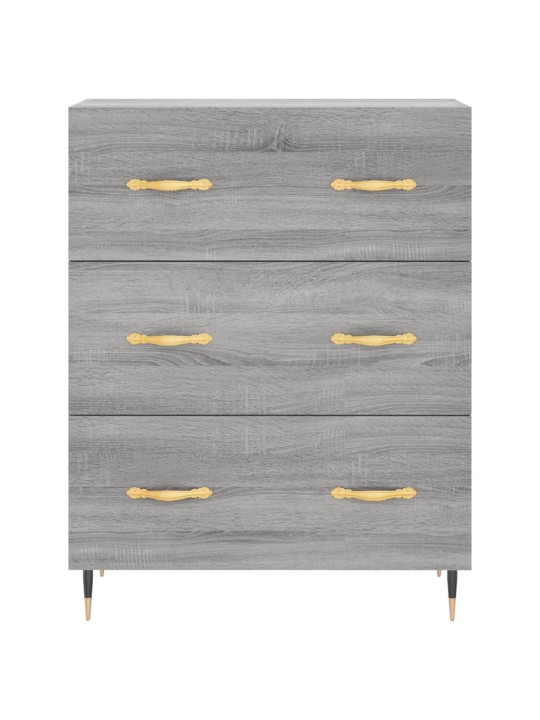 Skříň highboard šedá sonoma 69,5 x 34 x 180 cm kompozitní dřevo
