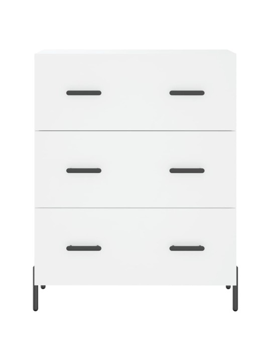 Skříň highboard bílá 69,5 x 34 x 180 cm kompozitní dřevo