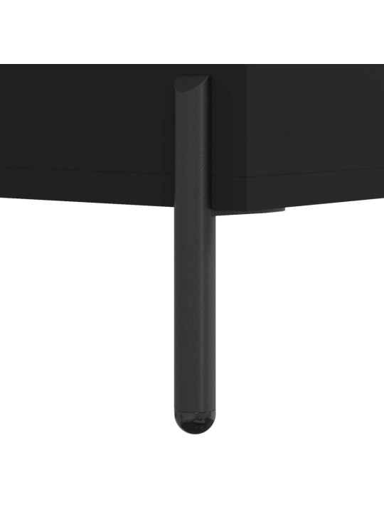 Skříň highboard černá 69,5 x 34 x 180 cm kompozitní dřevo