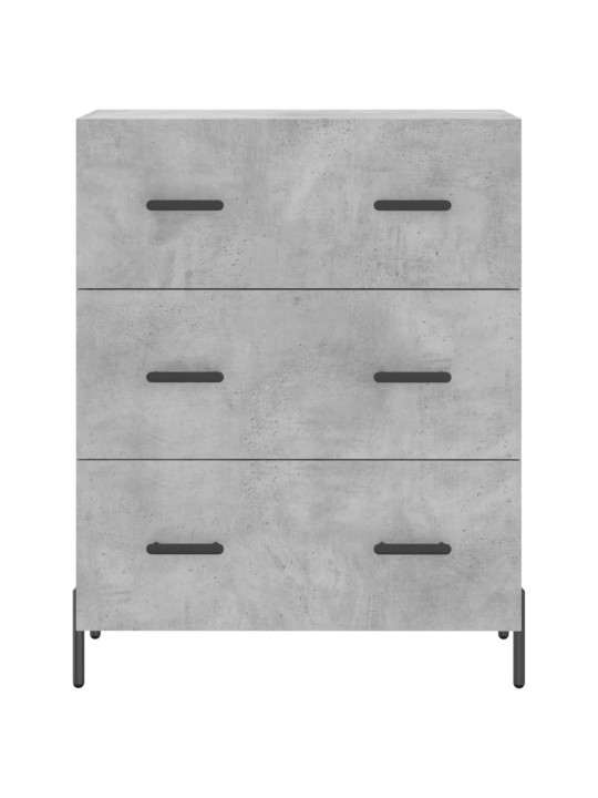 Skříň highboard betonově šedá 69,5x34x180 cm kompozitní dřevo