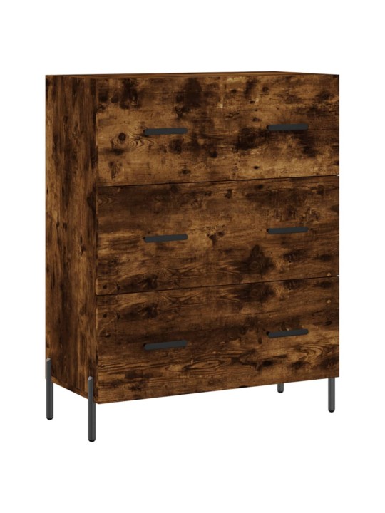 Skříň highboard kouřový dub 69,5 x 34 x 180 cm kompozitní dřevo