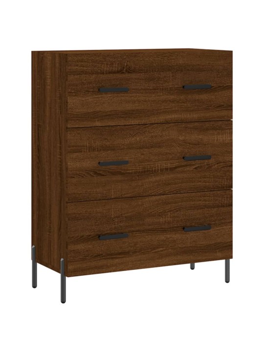 Skříň highboard hnědý dub 69,5 x 34 x 180 cm kompozitní dřevo