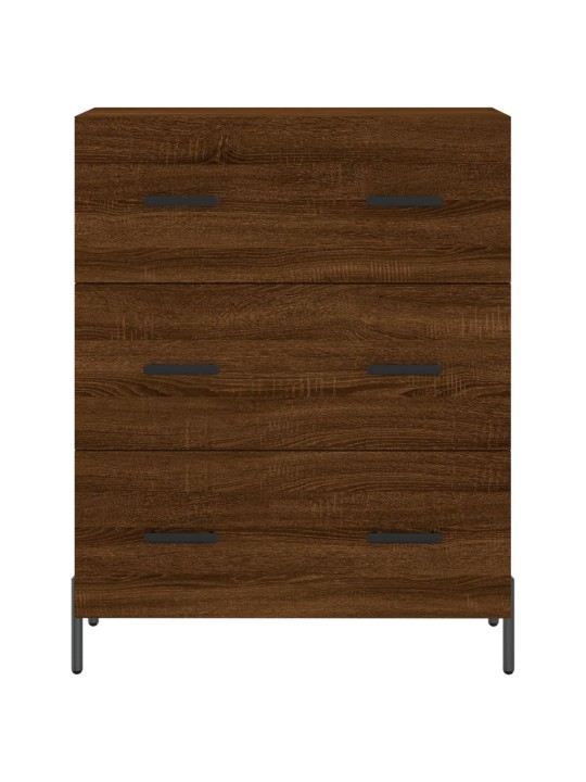 Skříň highboard hnědý dub 69,5 x 34 x 180 cm kompozitní dřevo