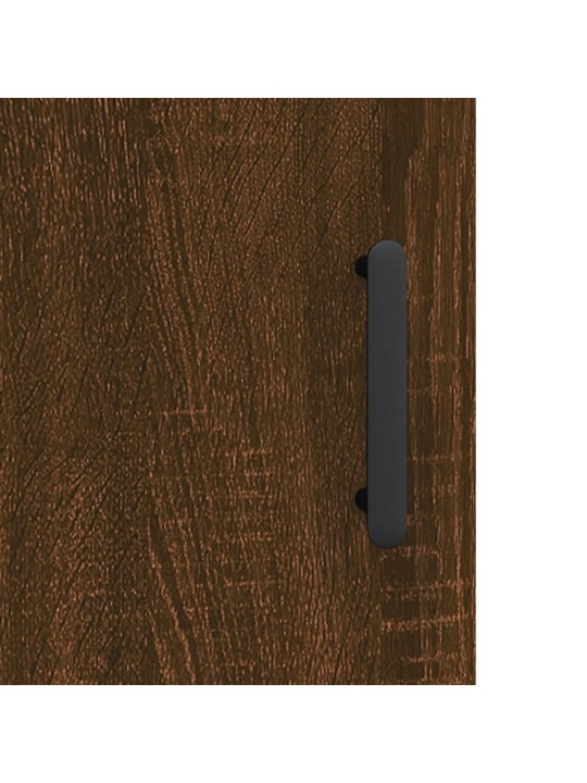 Skříň highboard hnědý dub 69,5 x 34 x 180 cm kompozitní dřevo