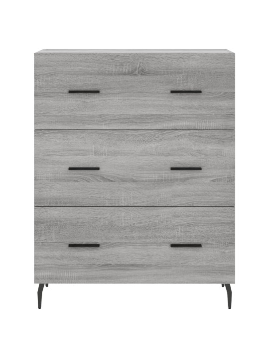 Skříň highboard šedá sonoma 69,5 x 34 x 180 cm kompozitní dřevo