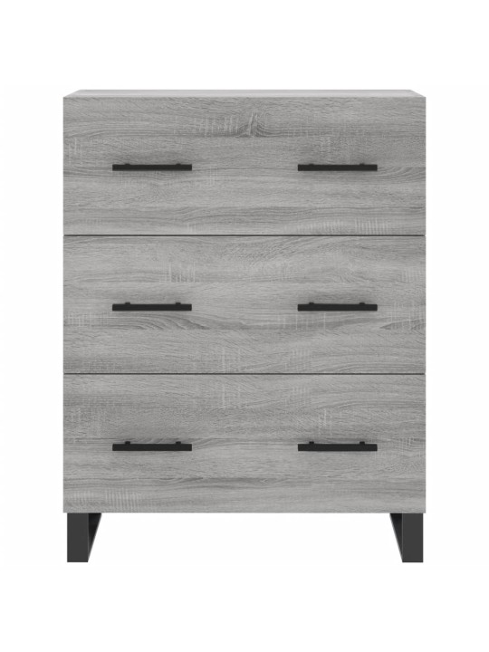 Skříň highboard šedá sonoma 69,5 x 34 x 180 cm kompozitní dřevo