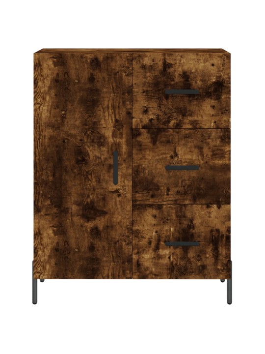 Skříň highboard kouřový dub 69,5 x 34 x 180 cm kompozitní dřevo