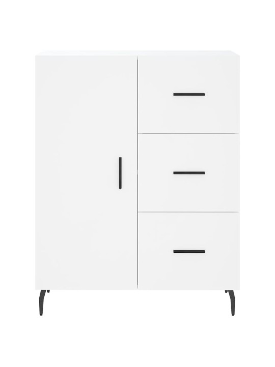 Skříň highboard bílá 69,5 x 34 x 180 cm kompozitní dřevo
