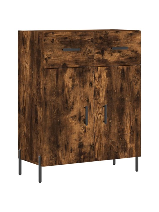 Skříň highboard kouřový dub 69,5 x 34 x 180 cm kompozitní dřevo