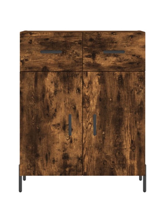 Skříň highboard kouřový dub 69,5 x 34 x 180 cm kompozitní dřevo