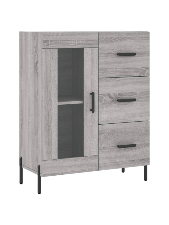 Skříň highboard šedá sonoma 69,5 x 34 x 180 cm kompozitní dřevo