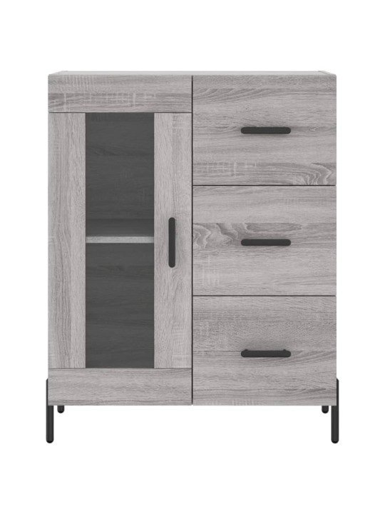 Skříň highboard šedá sonoma 69,5 x 34 x 180 cm kompozitní dřevo