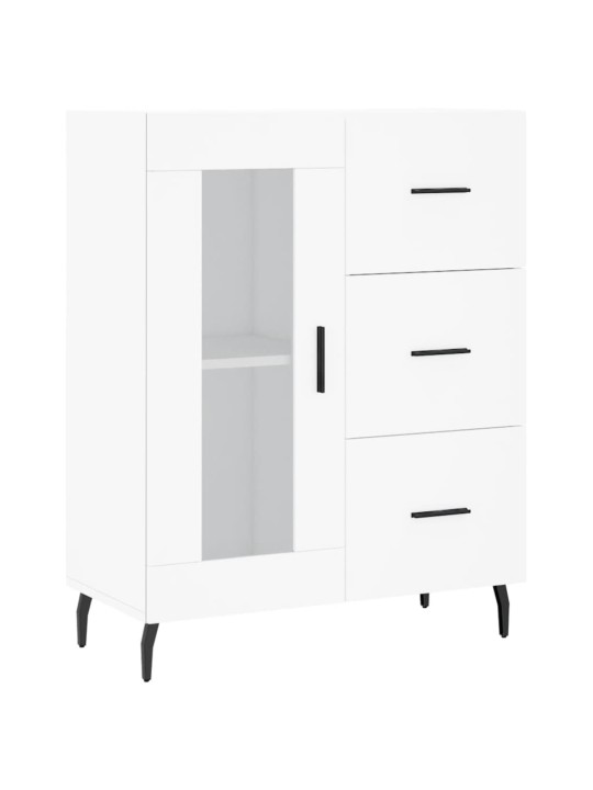 Skříň highboard bílá 69,5 x 34 x 180 cm kompozitní dřevo