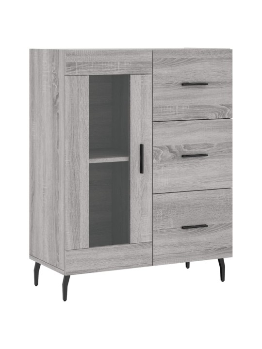 Skříň highboard šedá sonoma 69,5 x 34 x 180 cm kompozitní dřevo
