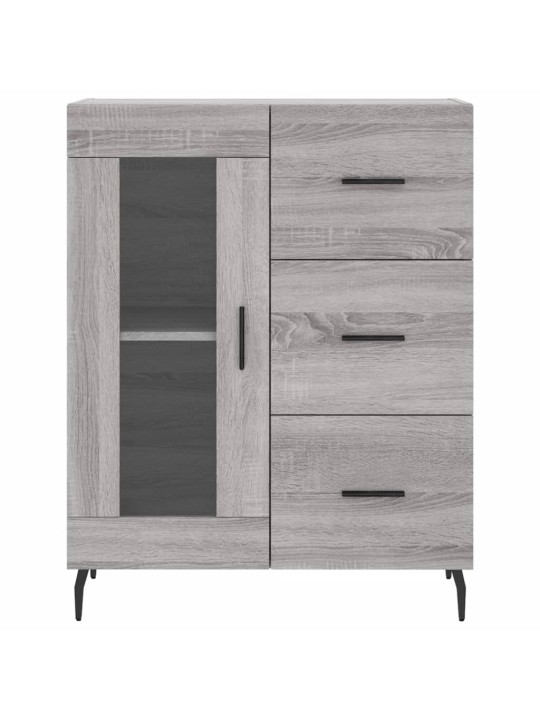 Skříň highboard šedá sonoma 69,5 x 34 x 180 cm kompozitní dřevo
