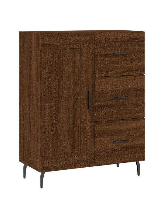 Skříň highboard hnědý dub 69,5 x 34 x 180 cm kompozitní dřevo