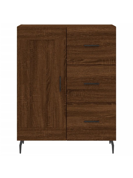 Skříň highboard hnědý dub 69,5 x 34 x 180 cm kompozitní dřevo