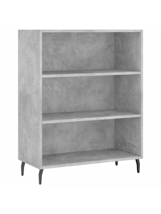 Skříň highboard betonově šedá 69,5x34x180 cm kompozitní dřevo