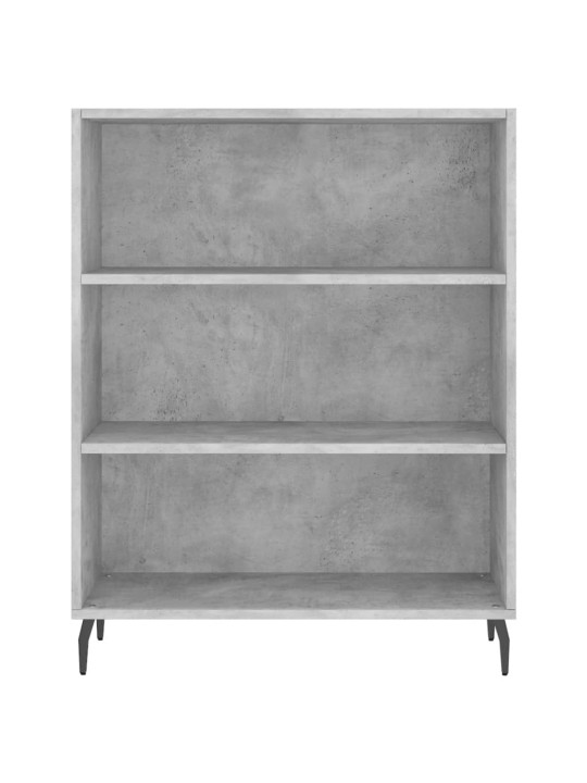 Skříň highboard betonově šedá 69,5x34x180 cm kompozitní dřevo