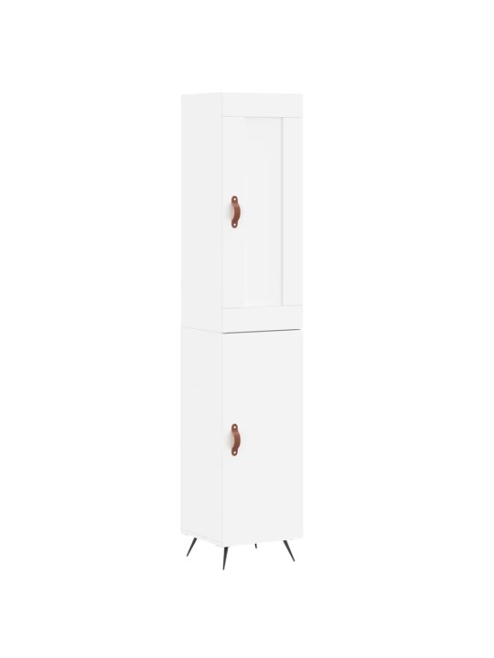 Skříň highboard bílá 34,5 x 34 x 180 cm kompozitní dřevo