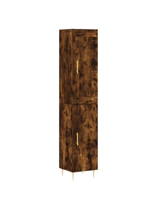 Skříň highboard kouřový dub 34,5 x 34 x 180 cm kompozitní dřevo